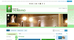 Desktop Screenshot of comune.taurisano.le.it